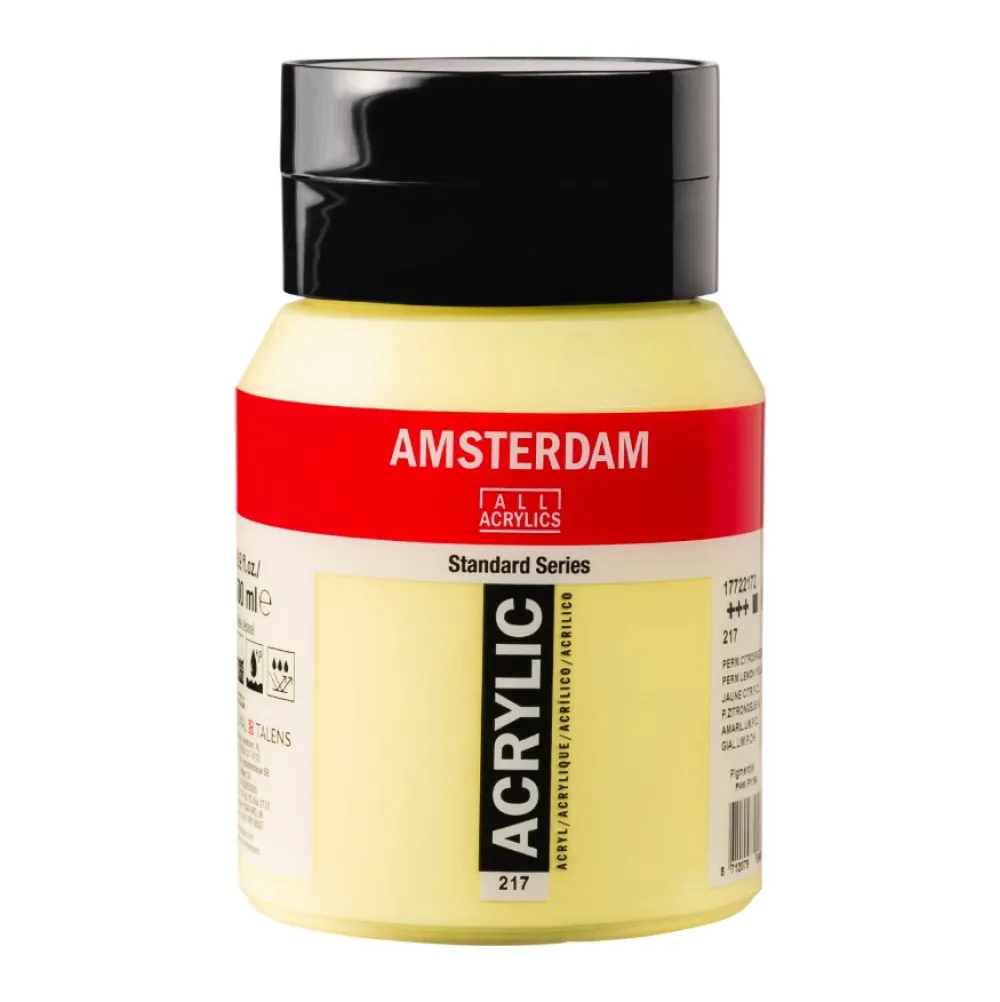 Amsterdam Farba akrylowa - - 217 Lemon Yellow 500 ml