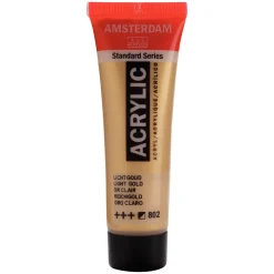 Amsterdam Farba akrylowa - - Light Gold, 20 ml