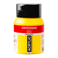 Amsterdam Farba akrylowa - - 831 Metallic Yellow 500 ml