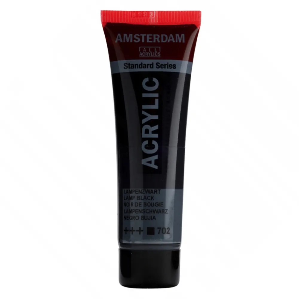Amsterdam Farba akrylowa - - 850, Metallic Black, 20 ml