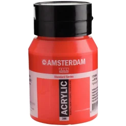 Amsterdam Farba akrylowa - - 396, Naphthol Red Medium, 500 ml