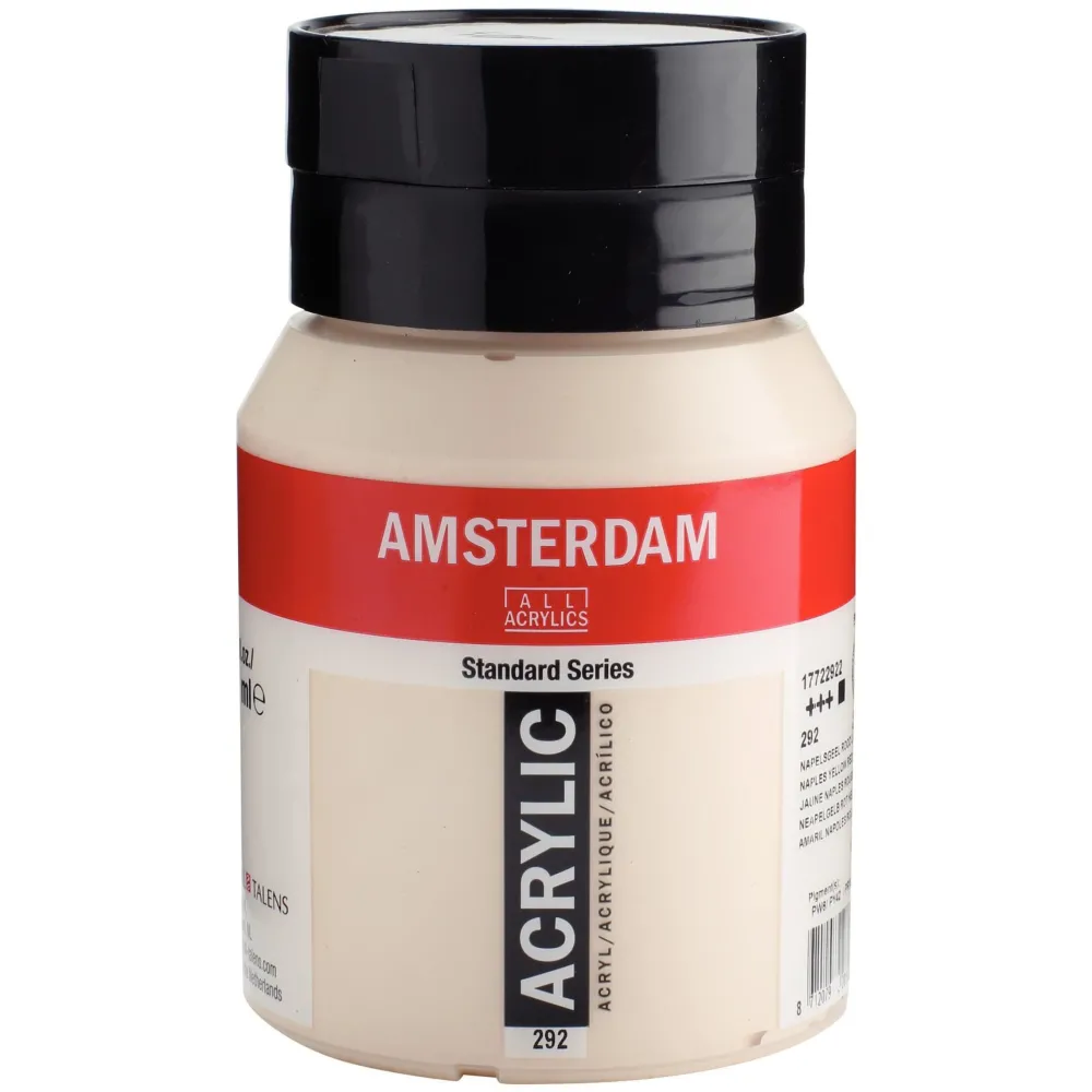 Amsterdam Farba akrylowa - - 292, Naples Yellow Red Light, 500 ml