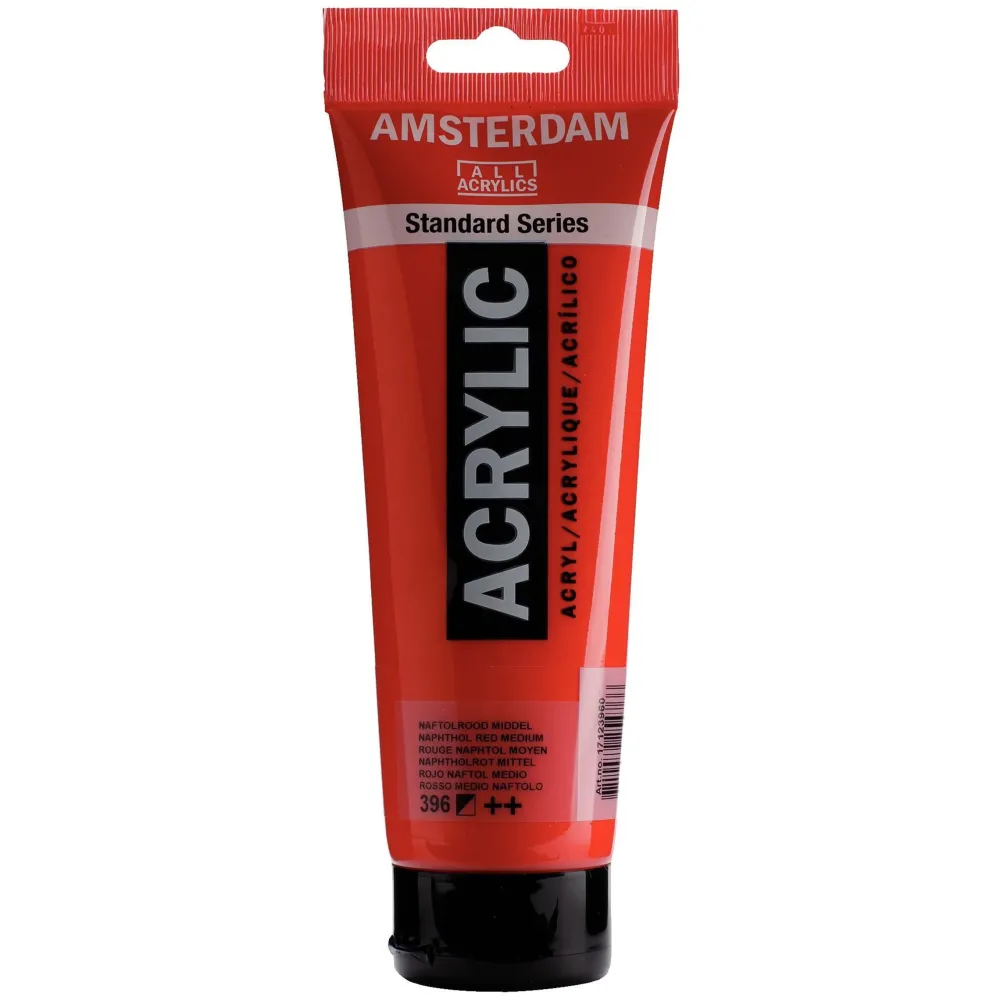 Amsterdam Farba akrylowa - - 396, Naphthol Red Medium, 250 ml