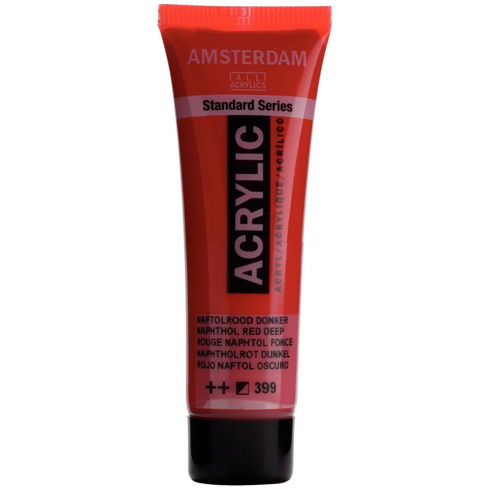 Amsterdam Farba akrylowa - - Naphthol Red Deep, 20 ml > Farby Akrylowe