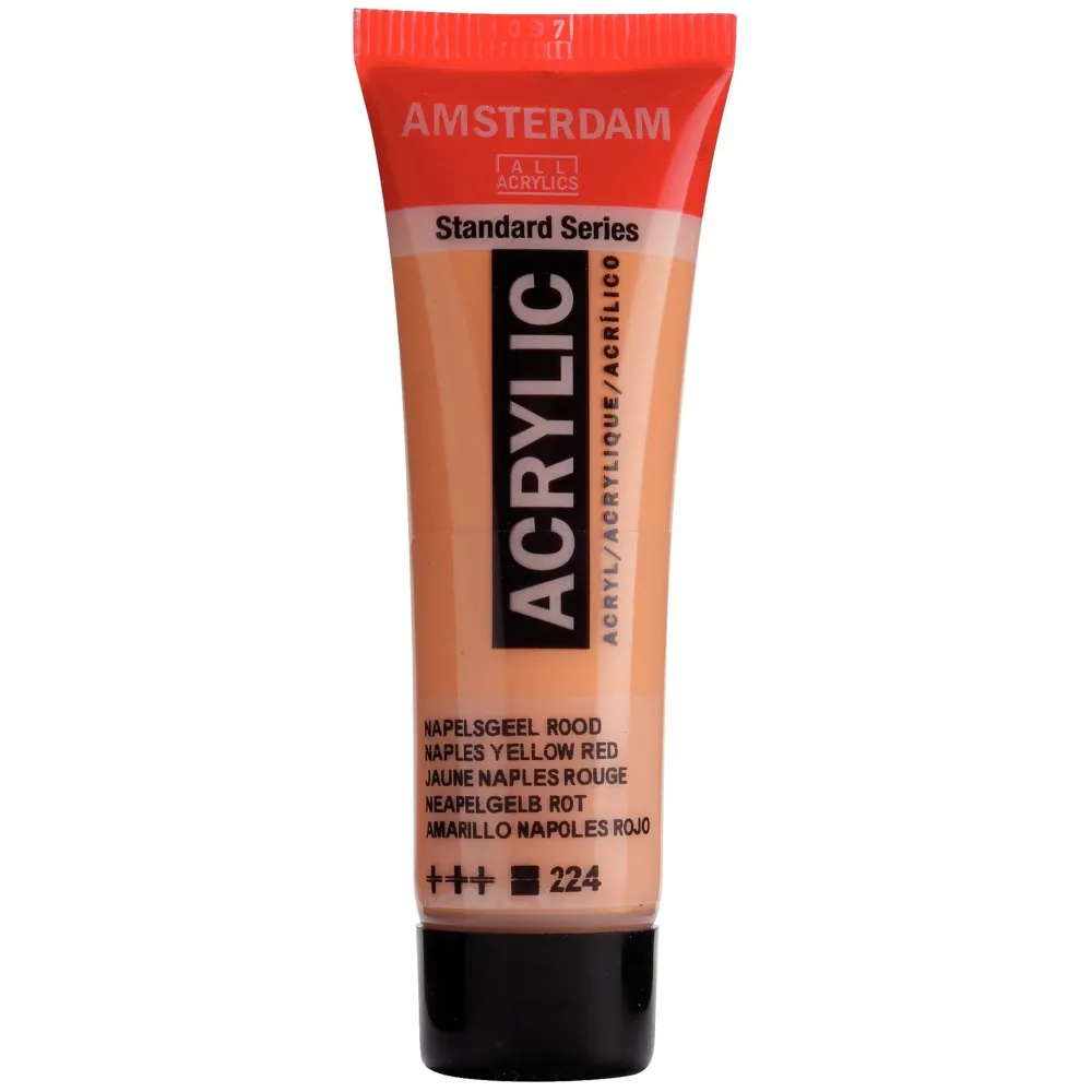 Amsterdam Farba akrylowa - - Naples Yellow Red, 20 ml > Farby Akrylowe