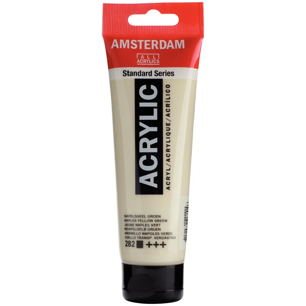 Amsterdam Farba akrylowa - - Naples Yellow Green, 120 ml