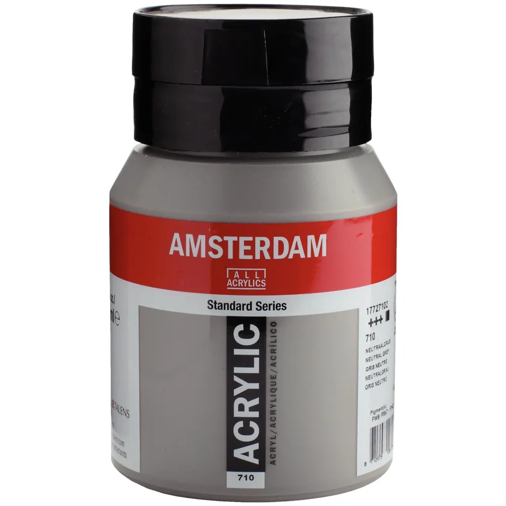 Amsterdam Farba akrylowa - - 710, Neutral Grey, 500 ml