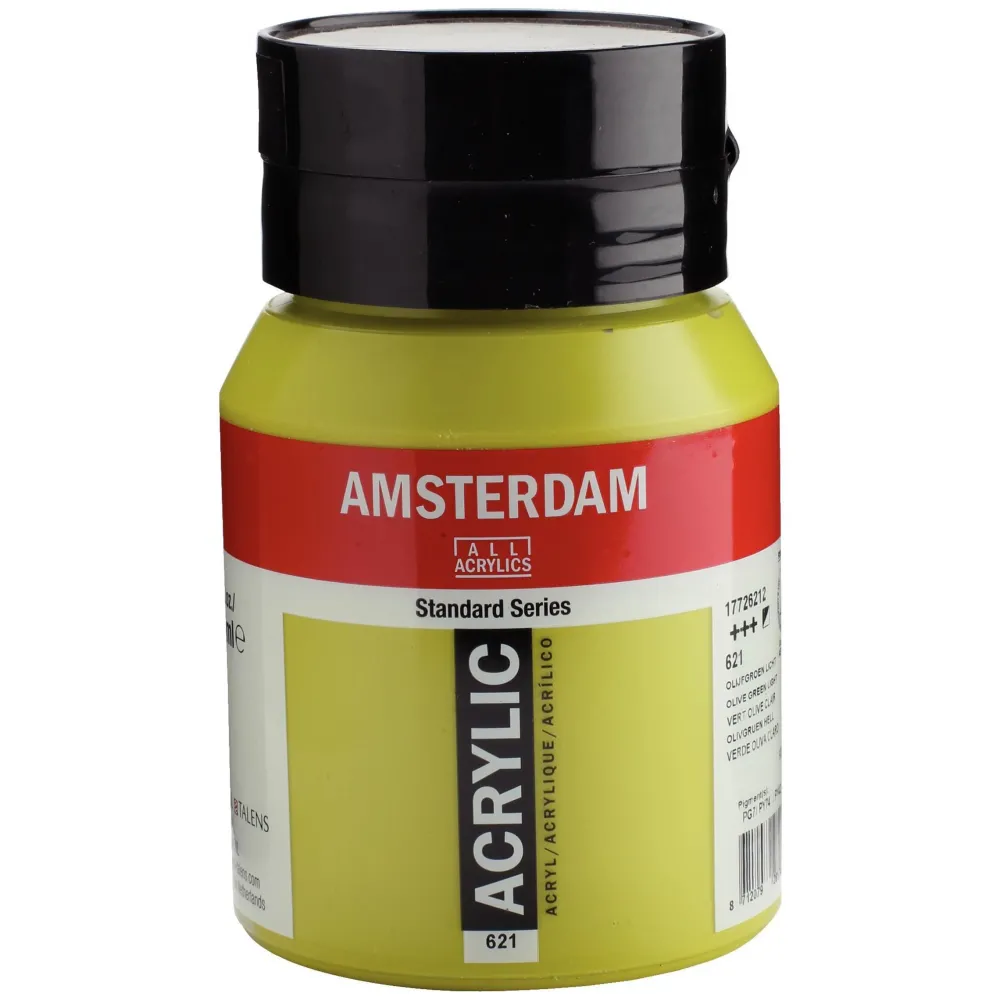 Amsterdam Farba akrylowa - - 621, Olive Green Light, 500 ml