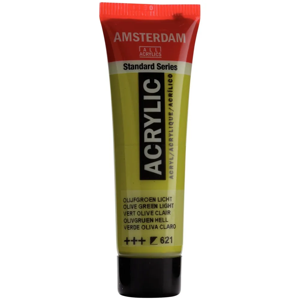 Amsterdam Farba akrylowa - - Olive Green Light, 20 ml