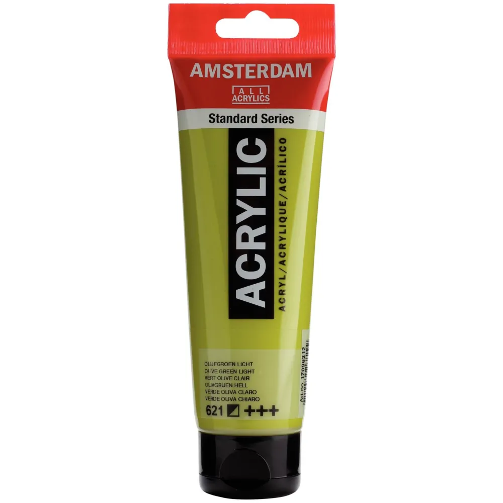 Amsterdam Farba akrylowa - - Olive Green Light, 120 ml