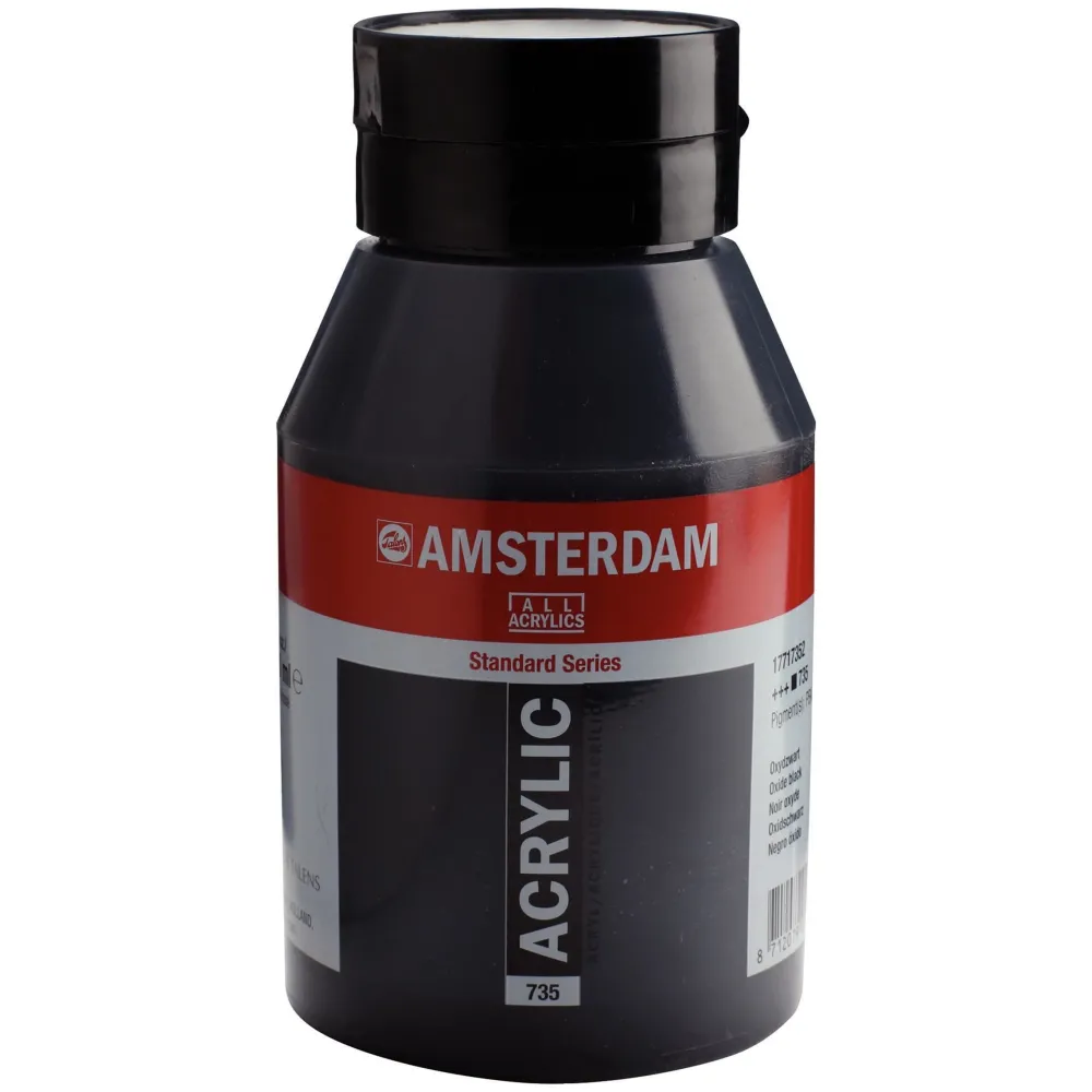 Amsterdam Farba akrylowa - - Oxide Black, 1000 ml > Farby Akrylowe