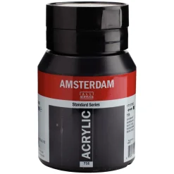 Amsterdam Farba akrylowa - - 735, Oxide Black, 500 ml