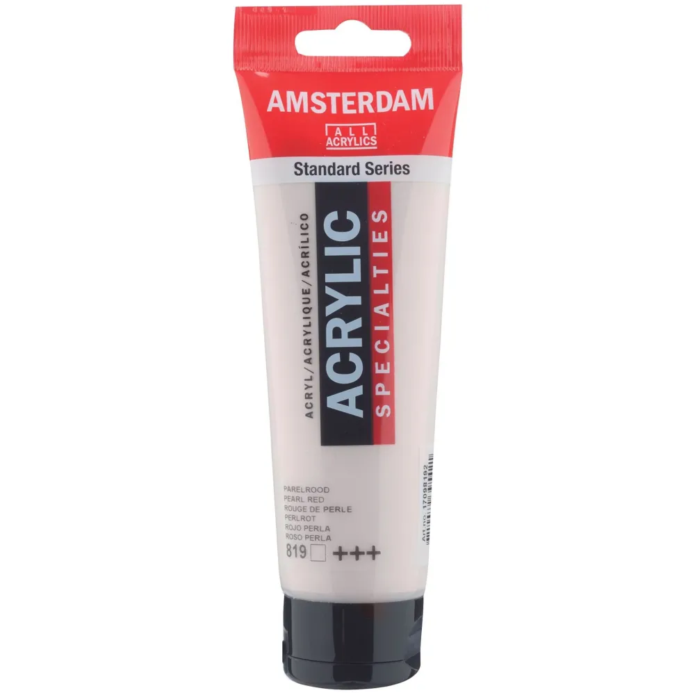 Amsterdam Farba akrylowa - - Pearl Red, 120 ml