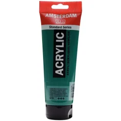 Amsterdam Farba akrylowa - - 618, Permanent Green Light, 250 ml > Farby Akrylowe