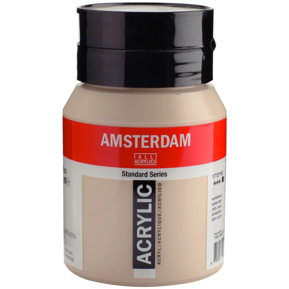 Amsterdam Farba akrylowa - - 815, Pewter, 500 ml > Farby Akrylowe