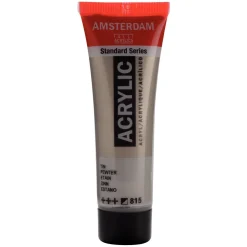 Amsterdam Farba akrylowa - - Pewter, 20 ml