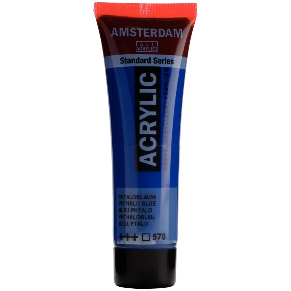 Amsterdam Farba akrylowa - - Phthalo Blue, 20 ml > Farby Akrylowe