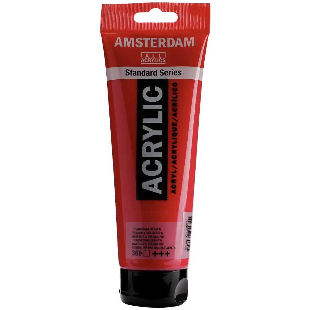 Amsterdam Farba akrylowa - - 369, Primary Magenta, 250 ml