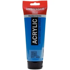 Amsterdam Farba akrylowa - - 572, Primary Cyan, 250 ml > Farby Akrylowe