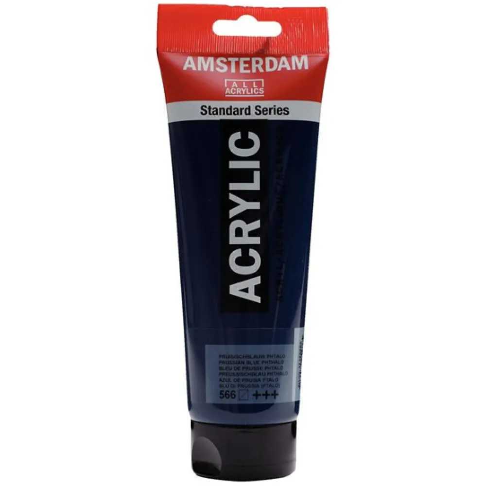 Amsterdam Farba akrylowa - - 566, Prussian Blue, 250 ml > Farby Akrylowe