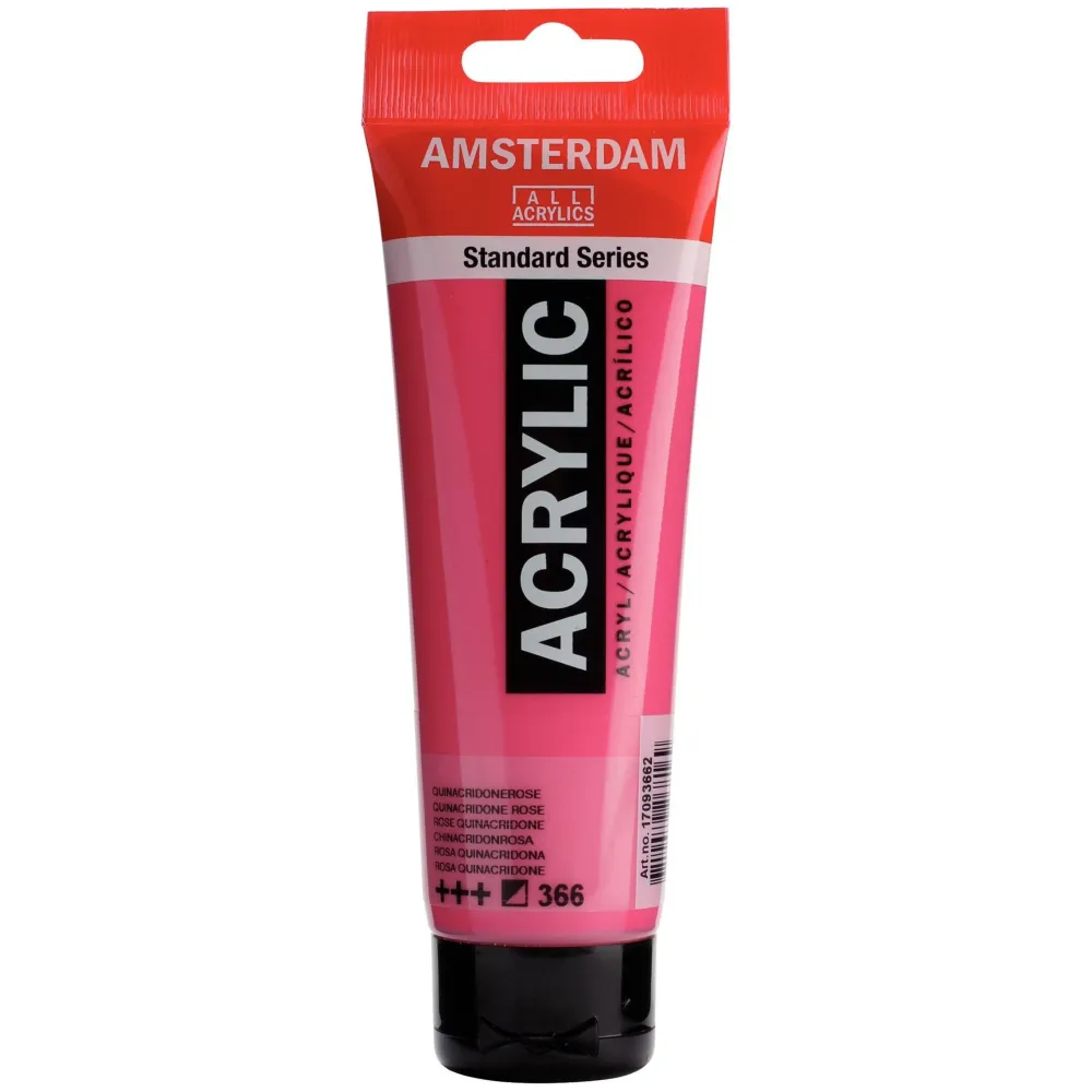 Amsterdam Farba akrylowa - - Quinacridone Rose, 120 ml > Farby Akrylowe