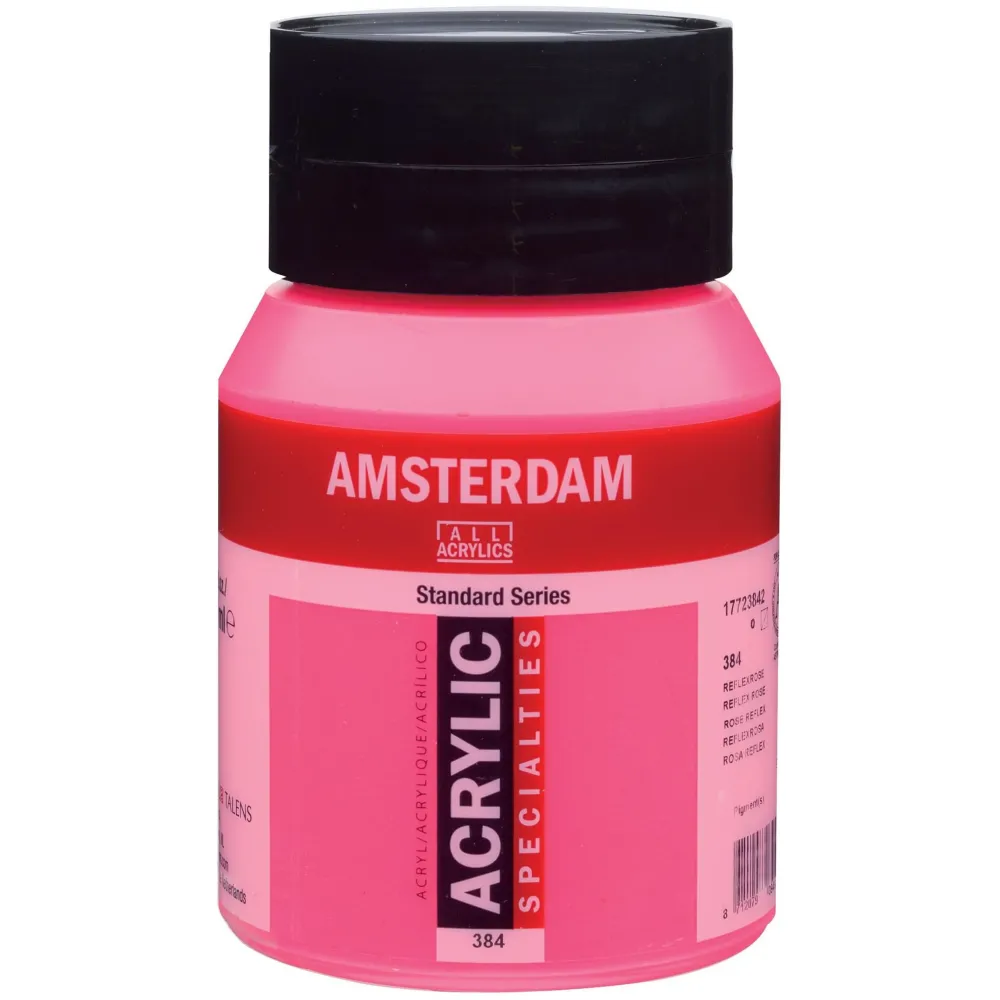 Amsterdam Farba akrylowa - - 384, Reflex Rose, 500 ml > Farby Akrylowe