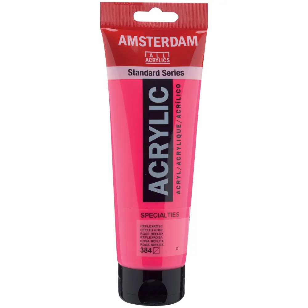 Amsterdam Farba akrylowa - - 384, Reflex Rose, 250 ml
