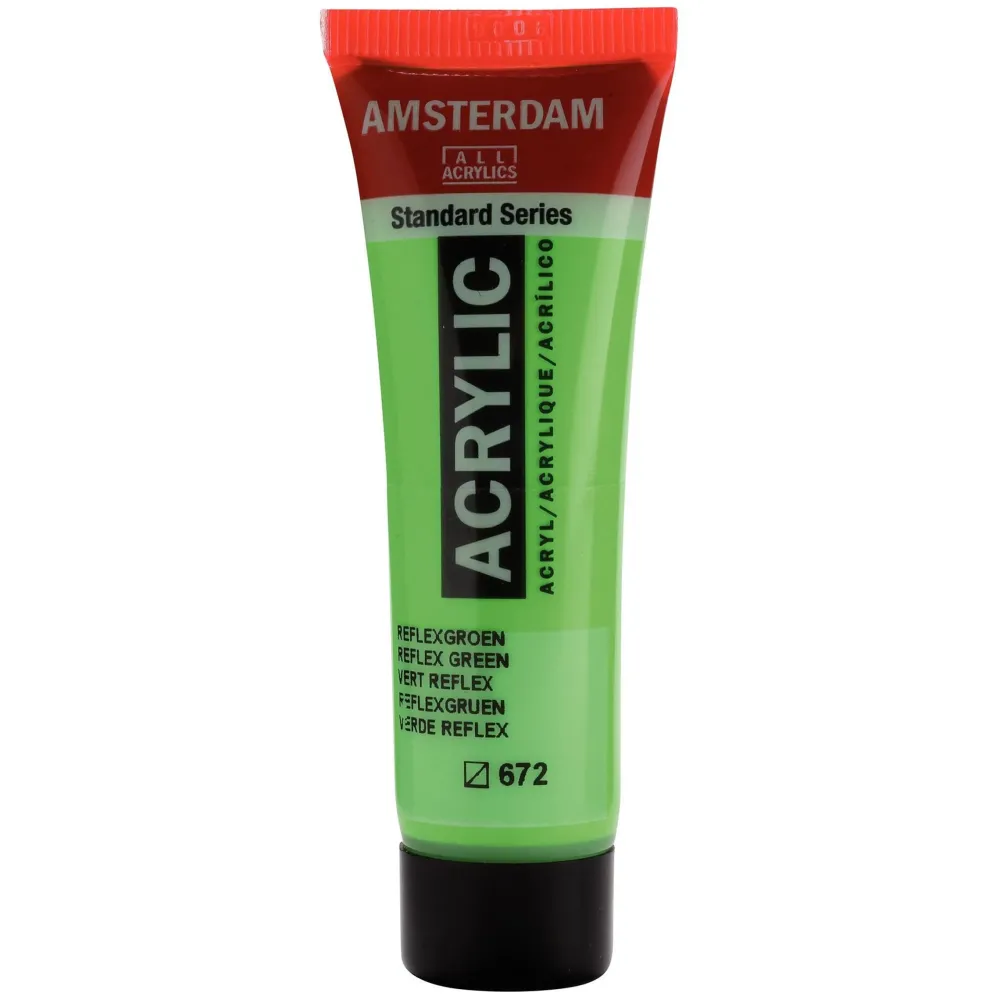 Amsterdam Farba akrylowa - - Reflex Green, 20 ml
