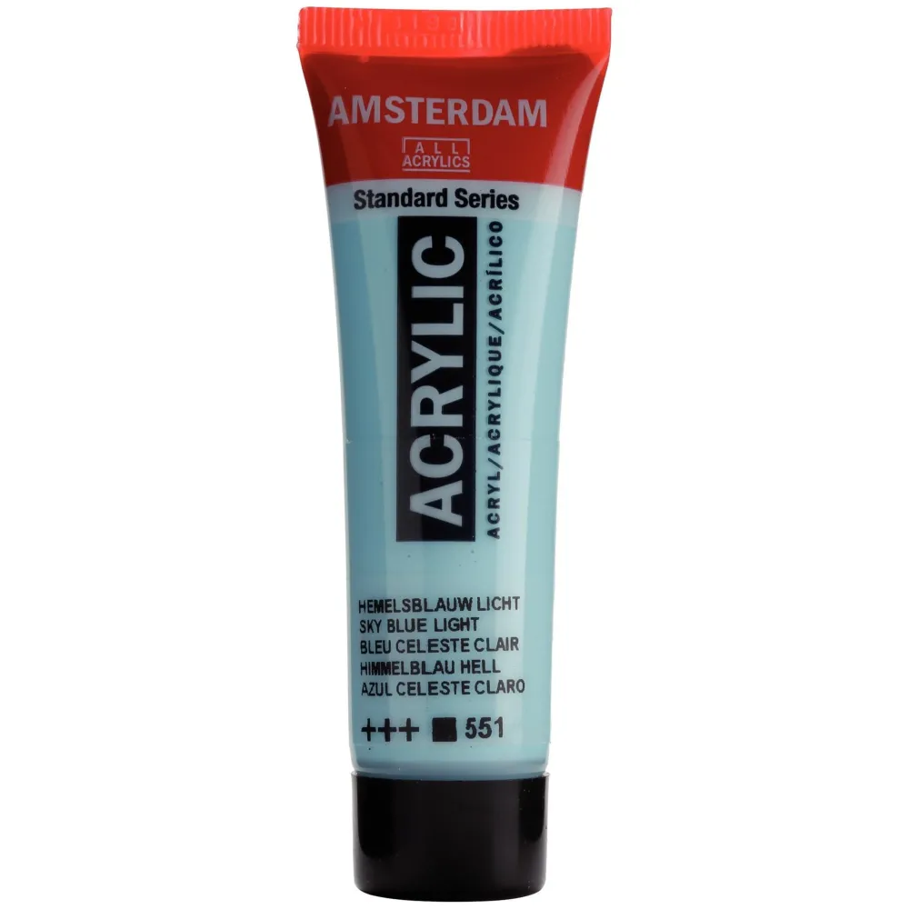 Amsterdam Farba akrylowa - - Sky Blue Light, 20 ml