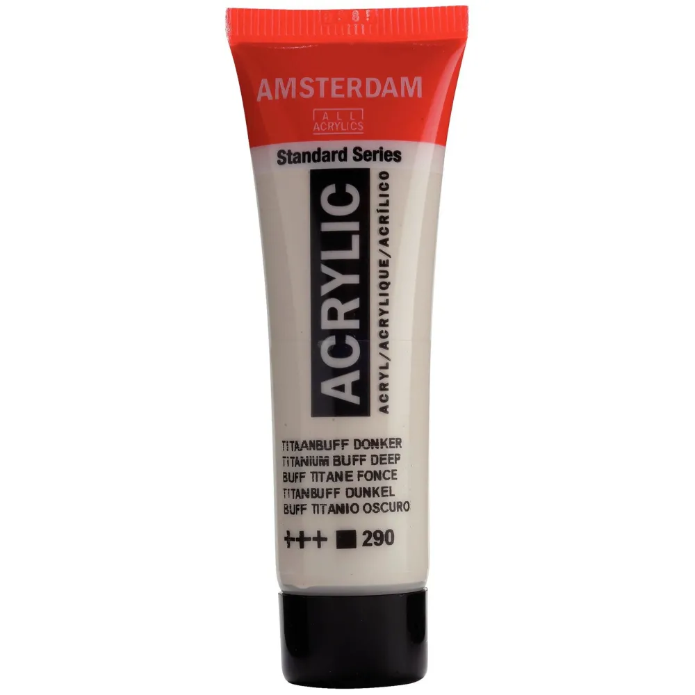 Amsterdam Farba akrylowa - - Titanium Buff Light, 20 ml > Farby Akrylowe