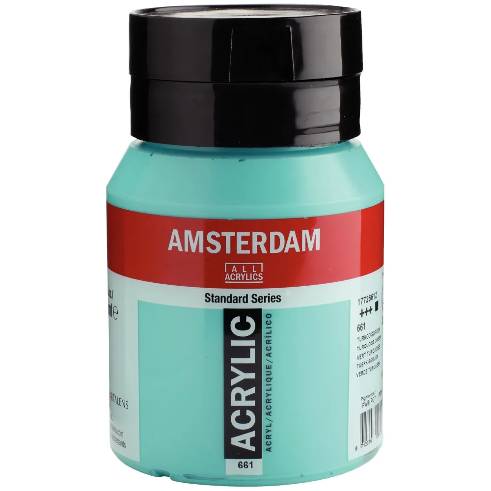 Amsterdam Farba akrylowa - - 661, Turquoise Green, 500 ml > Farby Akrylowe