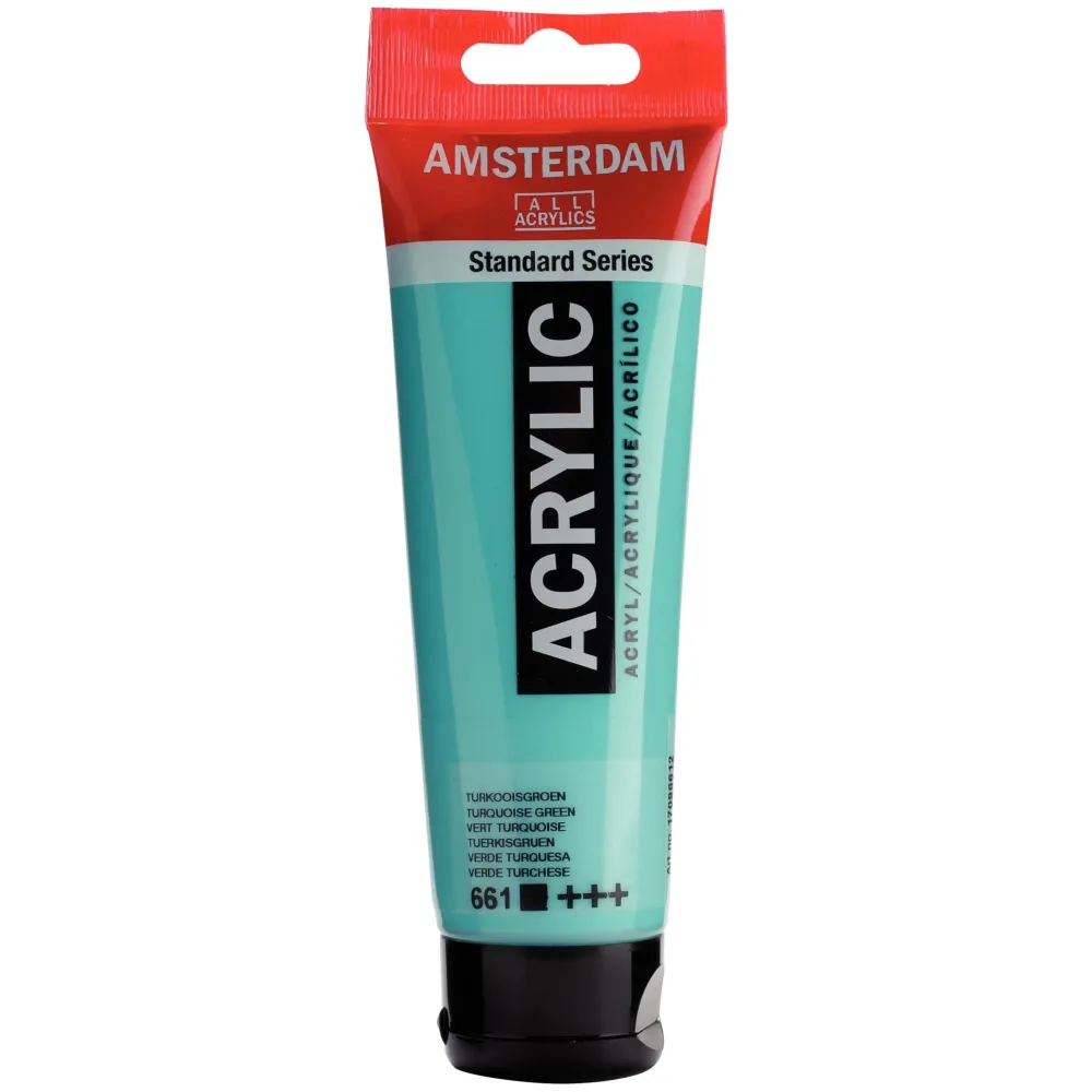 Amsterdam Farba akrylowa - - Turquoise Green, 120 ml