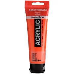 Amsterdam Farba akrylowa - - Vermilion, 120 ml