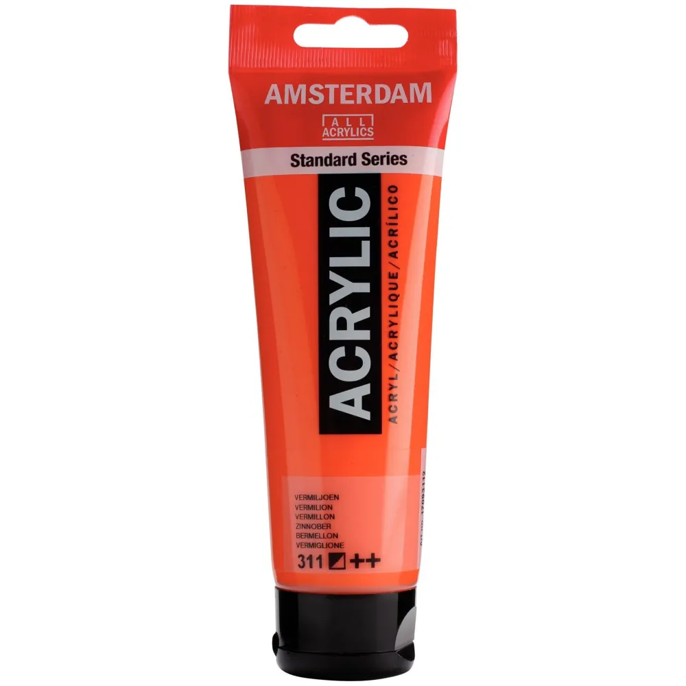Amsterdam Farba akrylowa - - Vermilion, 120 ml