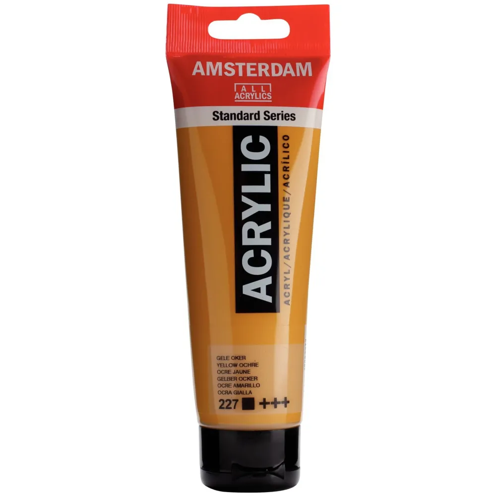 Amsterdam Farba akrylowa - - Yellow Ochre, 120 ml