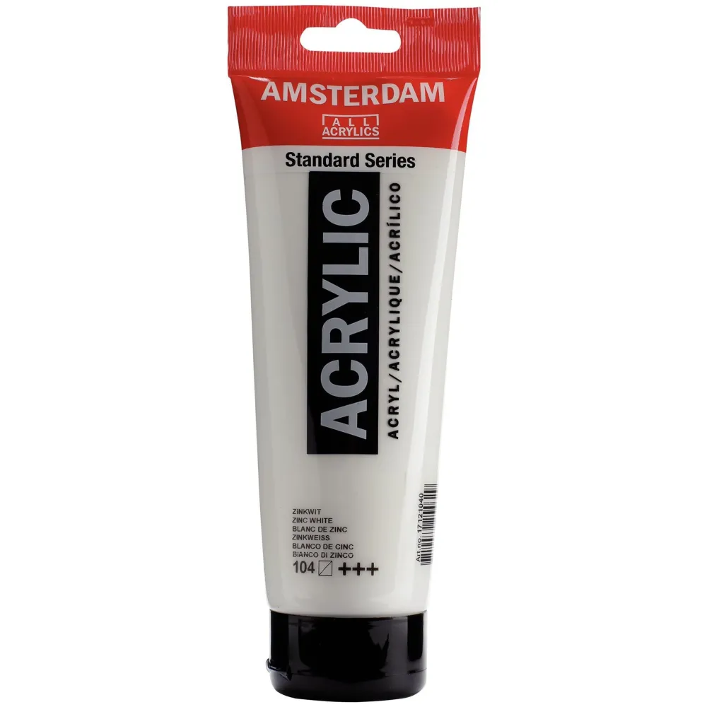 Amsterdam Farba akrylowa - - 104, Zinc White, 250 ml > Farby Akrylowe