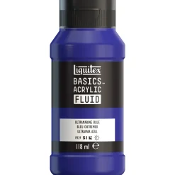 Liquitex Farba akrylowa Basics Acrylic Fluid - - 380, Ultramarine Blue, 118 ml