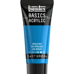 Liquitex Farba akrylowa Basics Acrylic - - 341, Metallic Blue, 22 ml