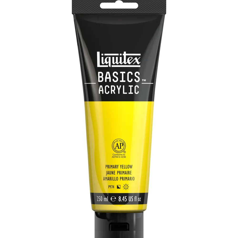 Liquitex Farba akrylowa Basics Acrylic - - Primary Yellow, 250 ml