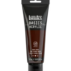 Liquitex Farba akrylowa Basics Acrylic - - Burnt Umber, 250 ml > Farby Akrylowe