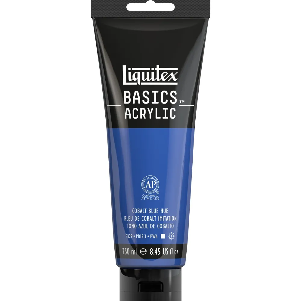 Liquitex Farba akrylowa Basics Acrylic - - Cobalt Blue Hue, 250 ml > Farby Akrylowe