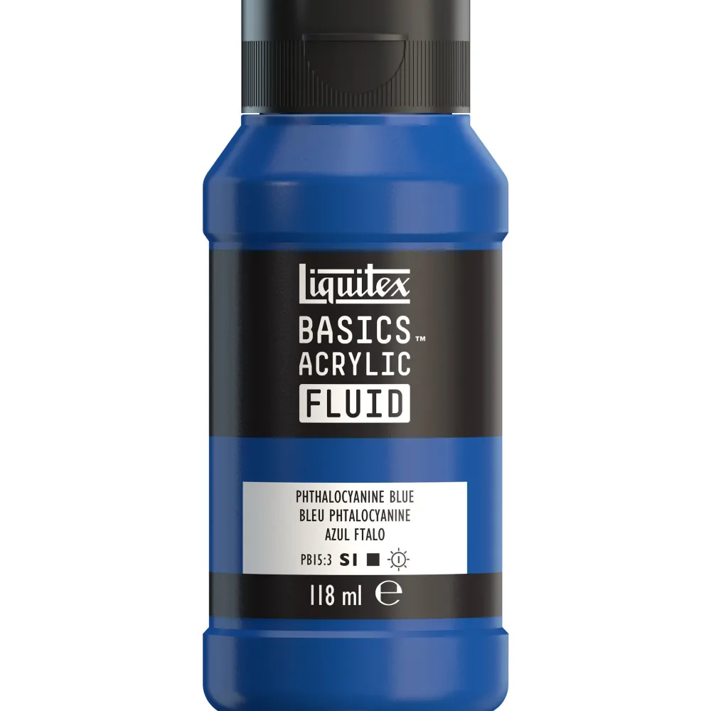 Liquitex Farba akrylowa Basics Acrylic Fluid - - 316, Phthalocyanine Blue, 118 ml > Farby Akrylowe