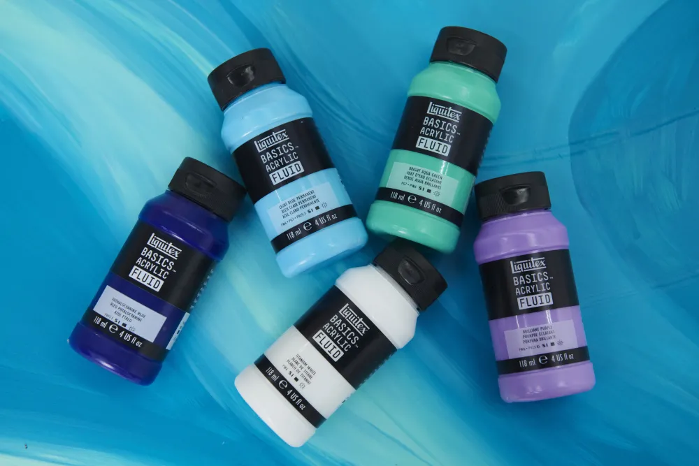 Liquitex Farba akrylowa Basics Acrylic Fluid - - 316, Phthalocyanine Blue, 118 ml > Farby Akrylowe