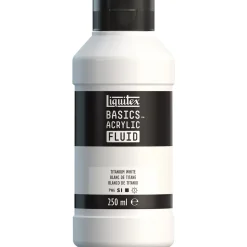Liquitex Farba akrylowa Basics Acrylic Fluid - - 432, Titanium White, 250 ml