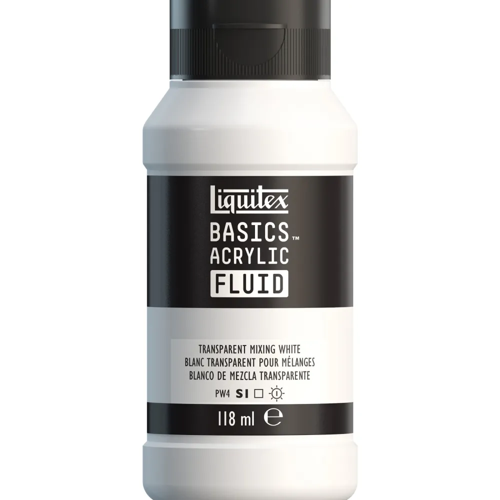 Liquitex Farba akrylowa Basics Acrylic Fluid - - 432, Titanium White, 118 ml > Farby Akrylowe