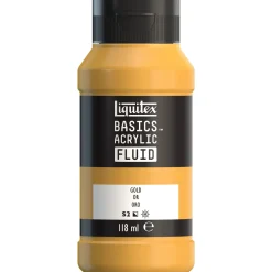 Liquitex Farba akrylowa Basics Acrylic Fluid - - 051, Gold, 118 ml