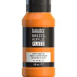 Liquitex Farba akrylowa Basics Acrylic Fluid - - 720, Cadmium Orange Hue, 118 ml ><noscript><img width=