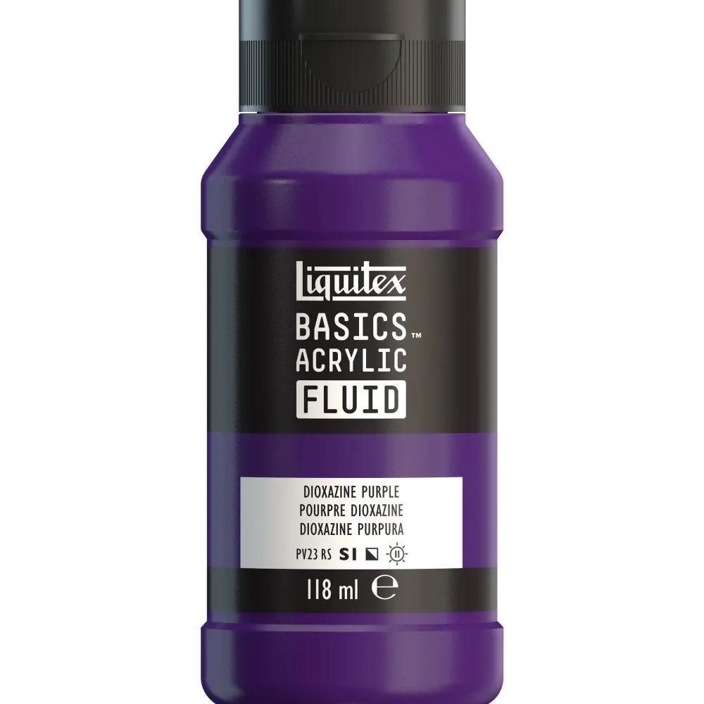 Liquitex Farba akrylowa Basics Acrylic Fluid - - 680, Light Blue Violet, 118 ml > Farby Akrylowe