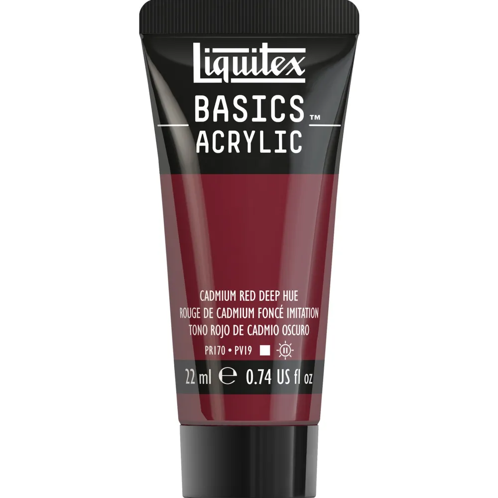 Liquitex Farba akrylowa Basics Acrylic - - 311, Cadmium Red Deep Hue, 22 ml