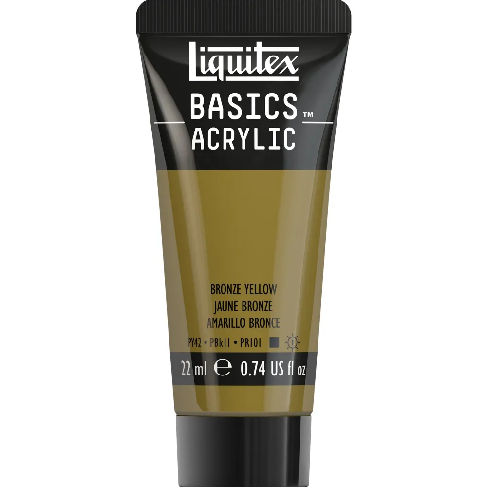 Liquitex Farba akrylowa Basics Acrylic - - 054, Bronze, 22 ml > Farby Akrylowe